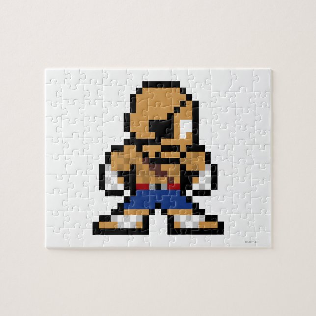 Puzzle Sagat à 8 bits (Horizontal)