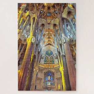Puzzle Sagrada Familia. Intérieur. Vue 29.