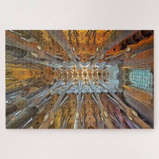 Puzzle Sagrada Familia. Intérieur. Vue 31. (Horizontal)