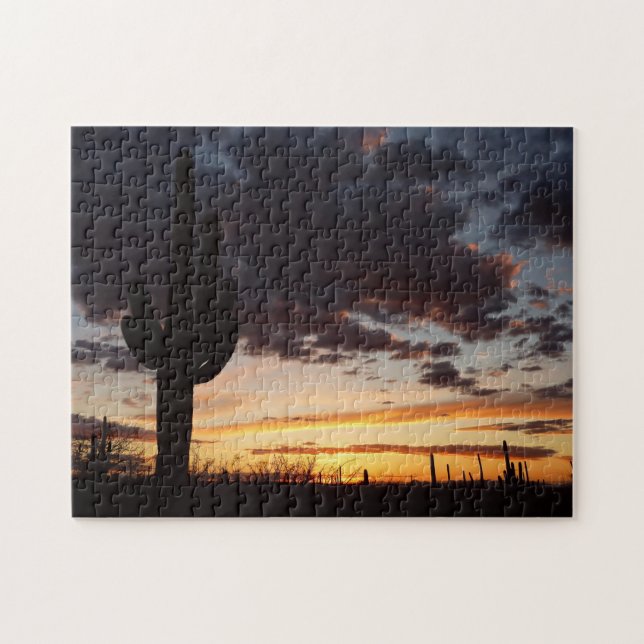 Puzzle Saguaro Sunset III Arizona Desert Paysage (Horizontal)