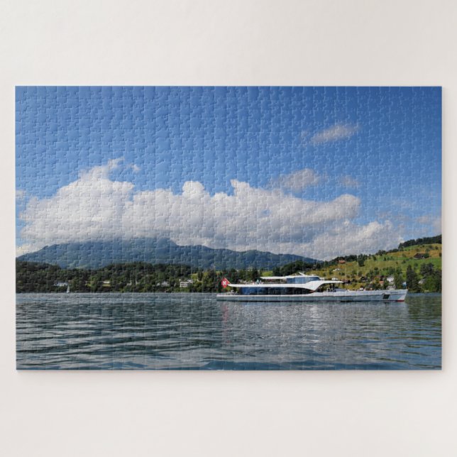 Puzzle Sailing Lake Lucerne Suisse - 20x30 - 1014 pc (Horizontal)