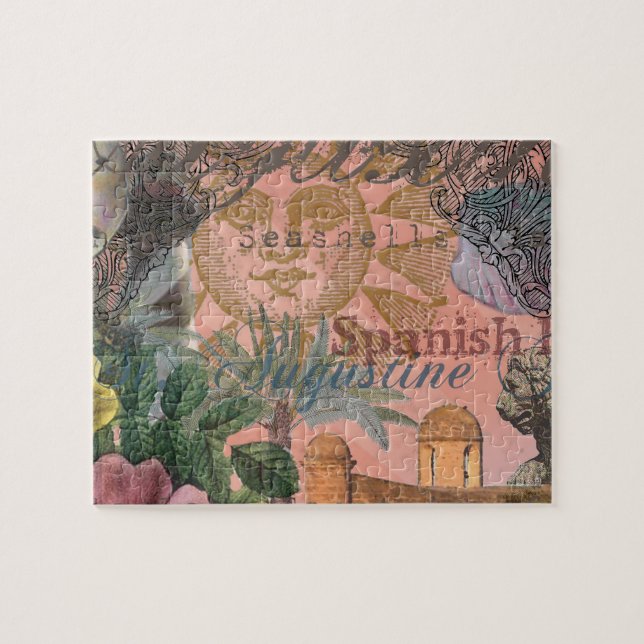 Puzzle saint augustine florida voyage art antique (Horizontal)
