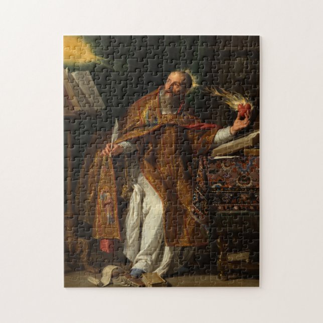 Puzzle Saint Augustine par Philippe de Champaigne (Vertical)