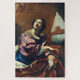 Puzzle Saint Cecilia par Simon Vouet