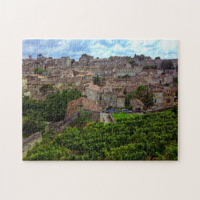 Puzzle Saint-Émilion France Architecture Française Girond (Horizontal)