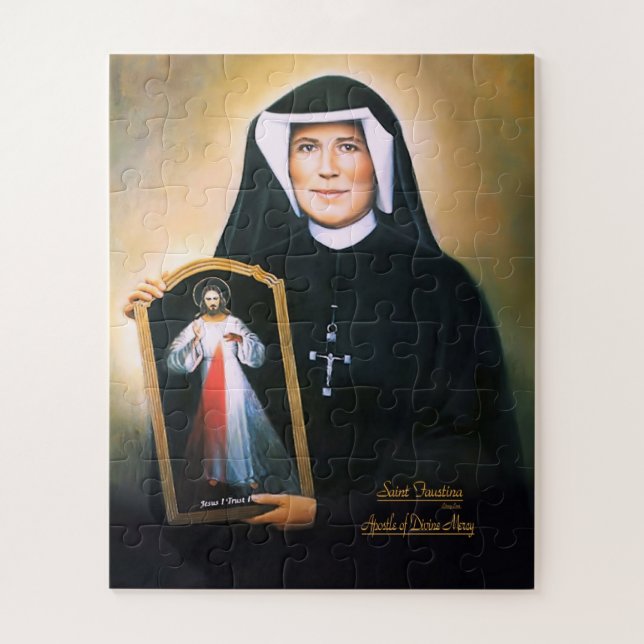 Puzzle Saint Faustina, la Miséricorde divine (Vertical)