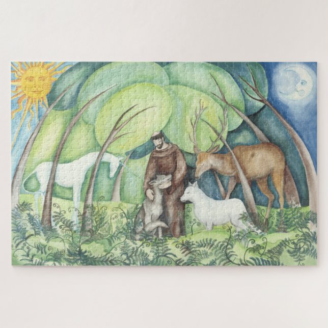 Puzzle Saint François d'Assise (Horizontal)