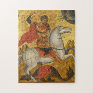 Puzzle Saint Grand Martyr George Orthodoxe Icône chrétien