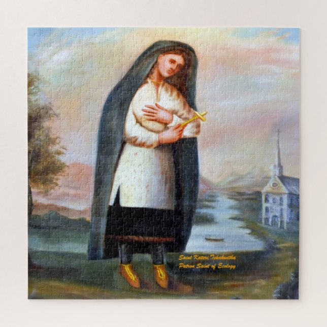 Puzzle Saint Kateri Tekakwitha (Vertical)