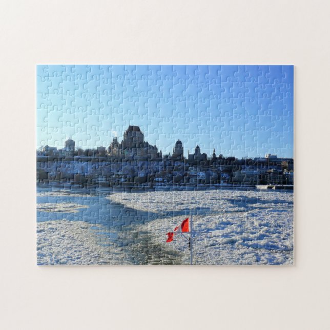 Puzzle Saint Lawrence River & Old Québec City, Québec (Horizontal)