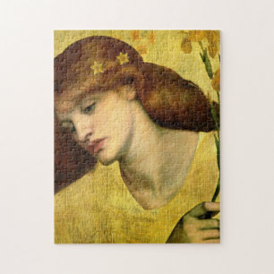 Puzzle Saint Lily [Sancta Lilias] (par Gabriel Rossetti)
