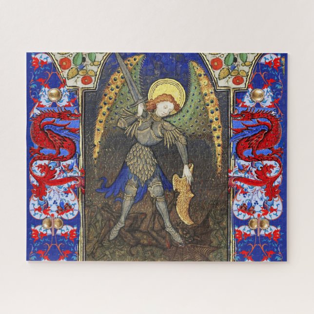 Puzzle Saint Michel l'Archange avec le diable, Dragon Rou (Horizontal)