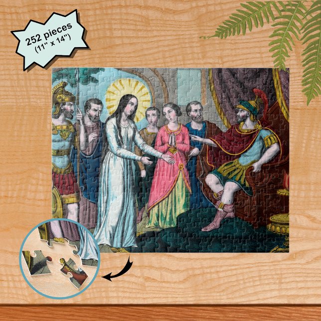 Puzzle Saint Philomène est jugé devant l'empereur Dioclét (Créateur téléchargé)