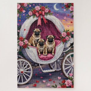 Puzzle Saint-Valentin Chien Carlin