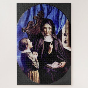 Puzzle Sainte Angèle Merici Patronne des éducateurs et 