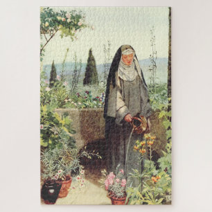 Puzzle Sainte Claire d'Assise : Patronne de la télévision
