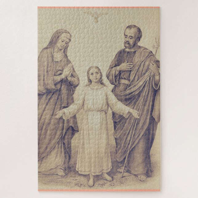 Puzzle Sainte Famille Jésus, Vierge Marie et Saint Joseph (Vertical)