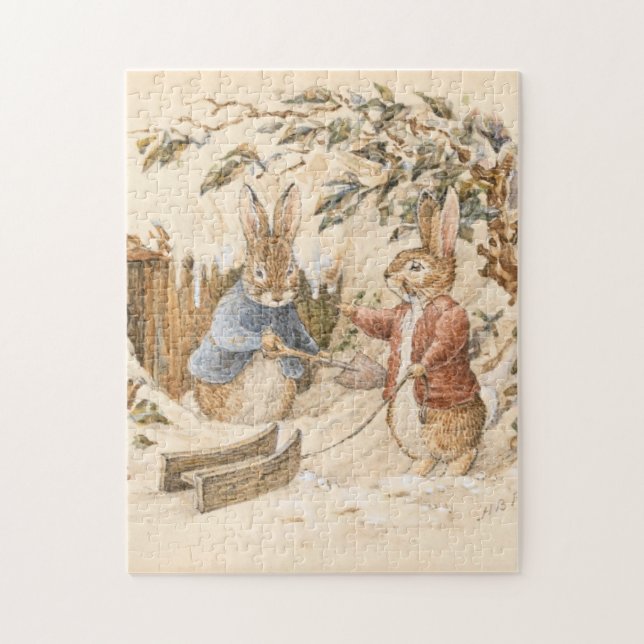 Puzzle Saison d'hiver de Beatrix Potter (Vertical)