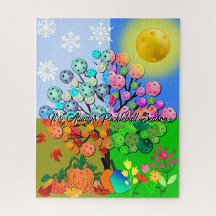 Puzzle Saison Toujours Pickleball hiver printemps été aut
