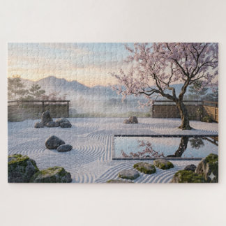 Puzzle Sakura Sérénité : Le Jardin Zen Minimaliste