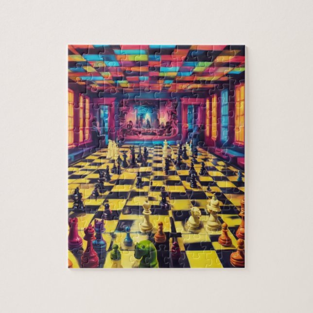 PUZZLE SALLE D'ÉCHECS (Vertical)