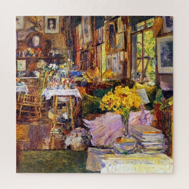 Puzzle Salle des fleurs de Frederick Childe Hassam (Vertical)