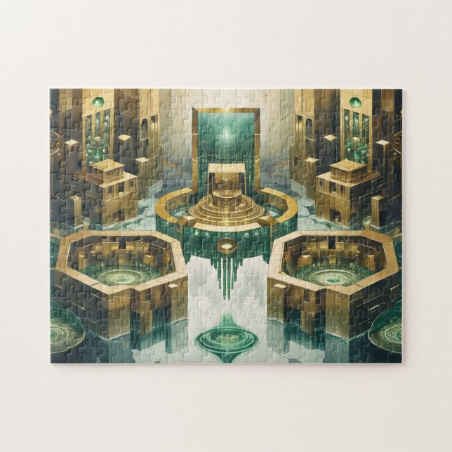Puzzle Salle du trône du ciel Défi de 252 pièces du puzzl (Horizontal)