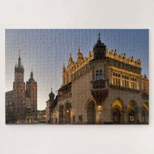 Puzzle Salle en tissu de Cracovie et Basilique Jigsaw Puz