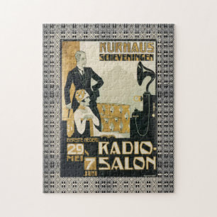 Puzzle Salon de la radio Pays-Bas vintage des années 1920