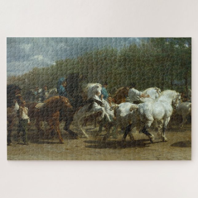 Puzzle Salon du cheval (par Rosa Bonheur) (Horizontal)