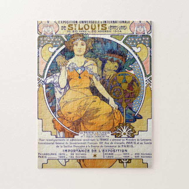 Puzzle Salon Saint-Louis, Mucha (Vertical)