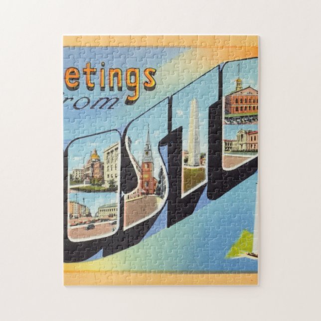 Puzzle Salutations de Boston (Vertical)