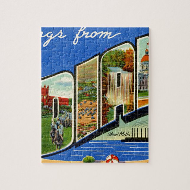 Puzzle Salutations De Indiana (Vertical)