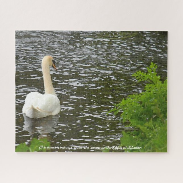 Puzzle Salutations de Noël Les cygnes à Kilcullen (Horizontal)