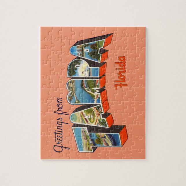 Puzzle Salutations de Tampa, la Floride (Vertical)
