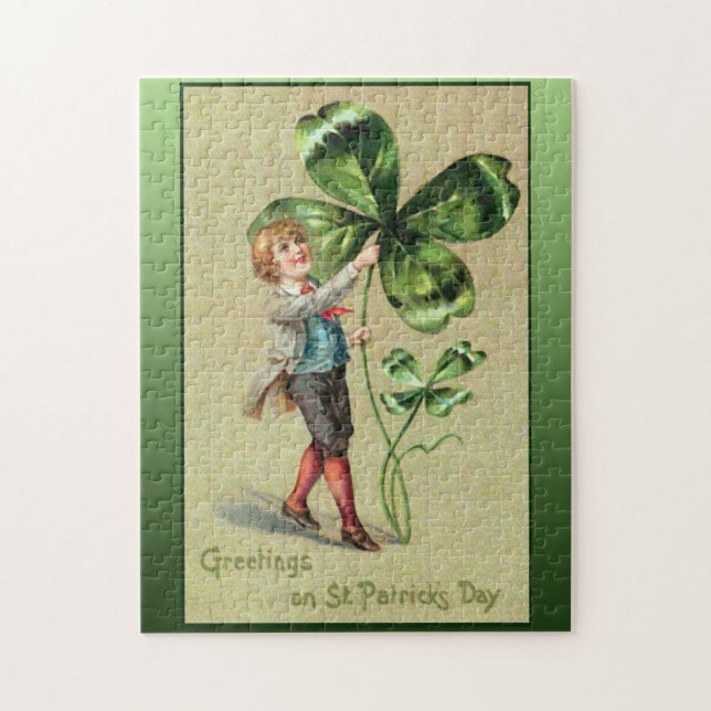 Puzzle Salutations pour la Saint Patrick's Day (Vertical)