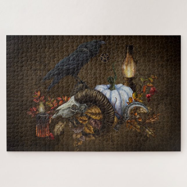 Puzzle Samhain Raven (Horizontal)