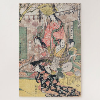 Puzzle Samurai Hideyoshi et Wives Kitagawa Utamaro cool