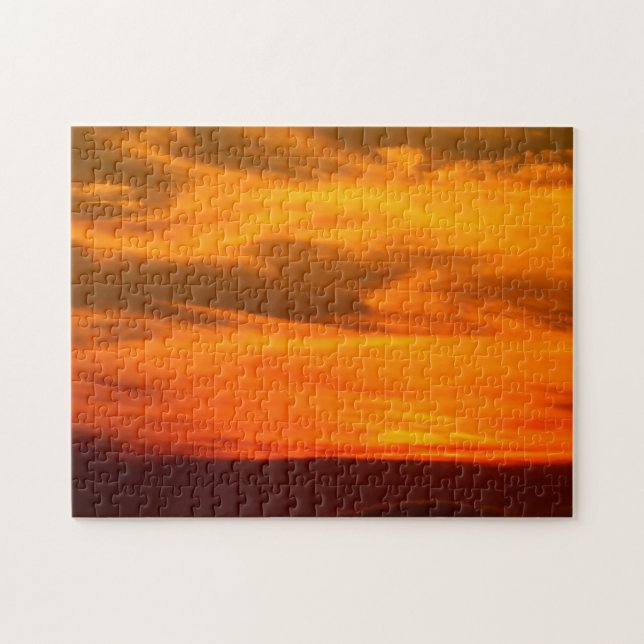Puzzle San Diego Brillier Jaune Orange Rouge Sunset (Horizontal)