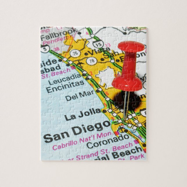 Puzzle San Diego, la Californie (Vertical)