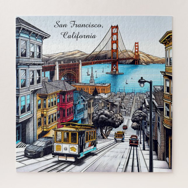 Puzzle San Francisco, Californie (Vertical)