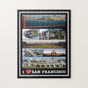 Puzzle San Francisco - I Love - États-Unis -