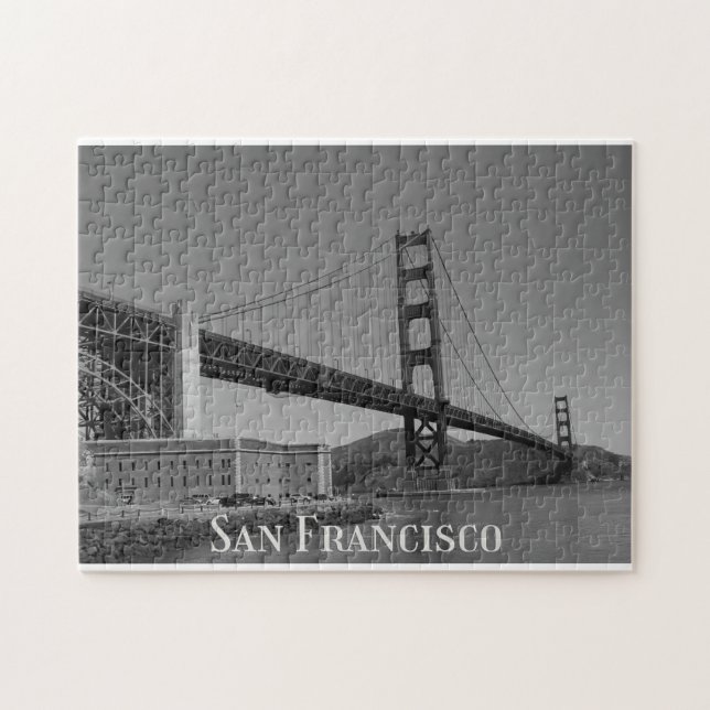 Puzzle San Francisco Skyline | SF Gloden Gate Bridge (Horizontal)