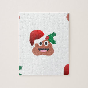 Puzzle santa claus poop emoji