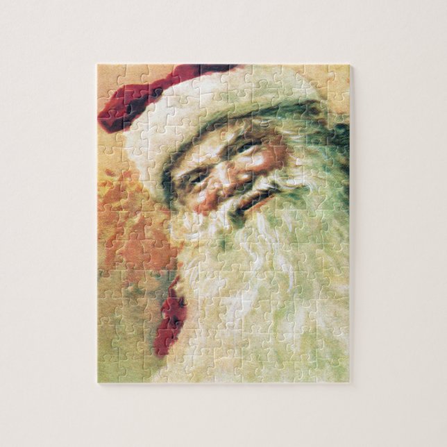 Puzzle Santa Claus Vintage Christmas (Vertical)