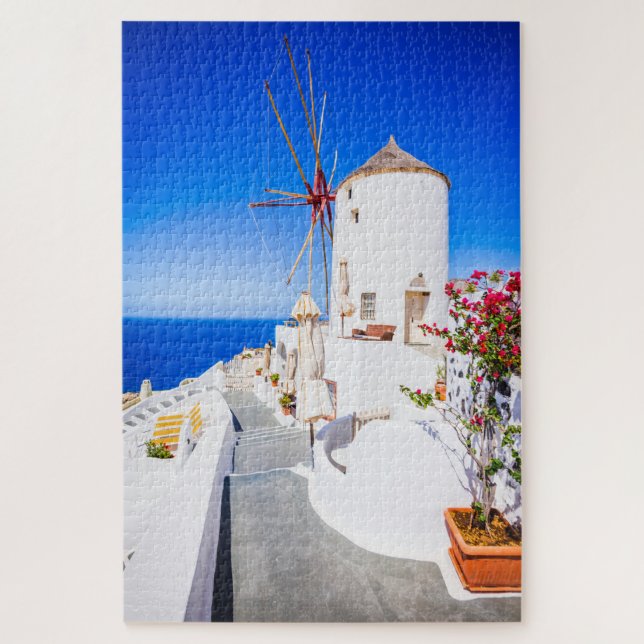 Puzzle Santorini Greece (Vertical)