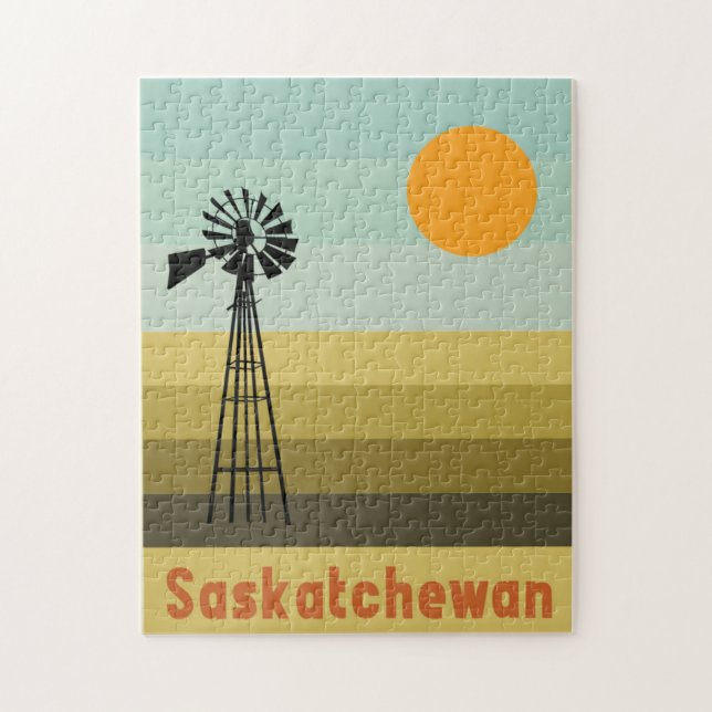Puzzle Saskatchewan Canada (Vertical)