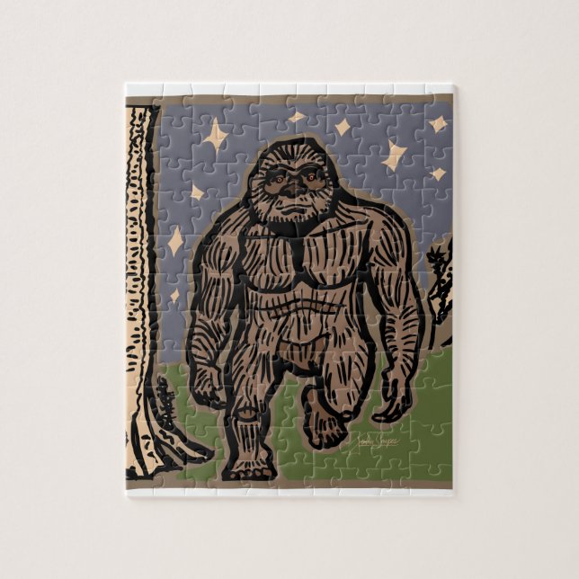 Puzzle Sasquatch de flânerie (Vertical)