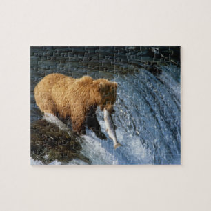 Puzzle Saumon Brown de l'Alaska à Brooks