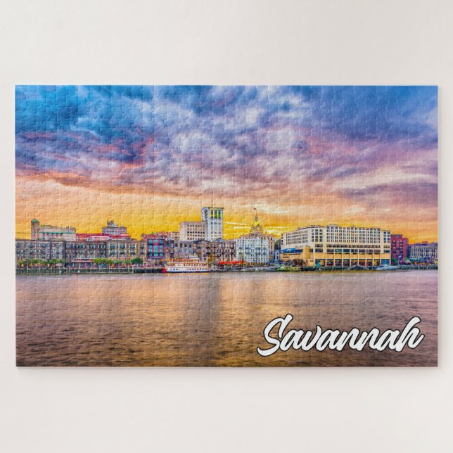 Puzzle Savannah, Géorgie, États-Unis (Horizontal)